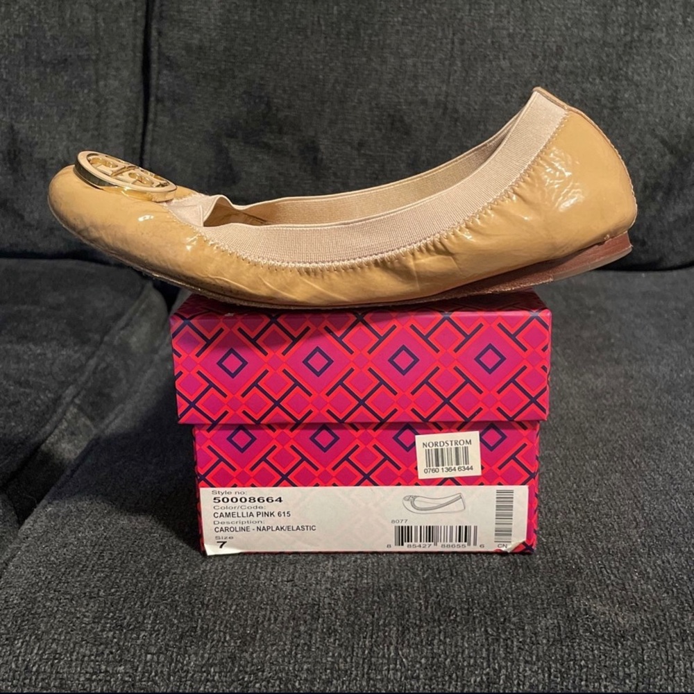 Tory Burch Camellia Pink size 7